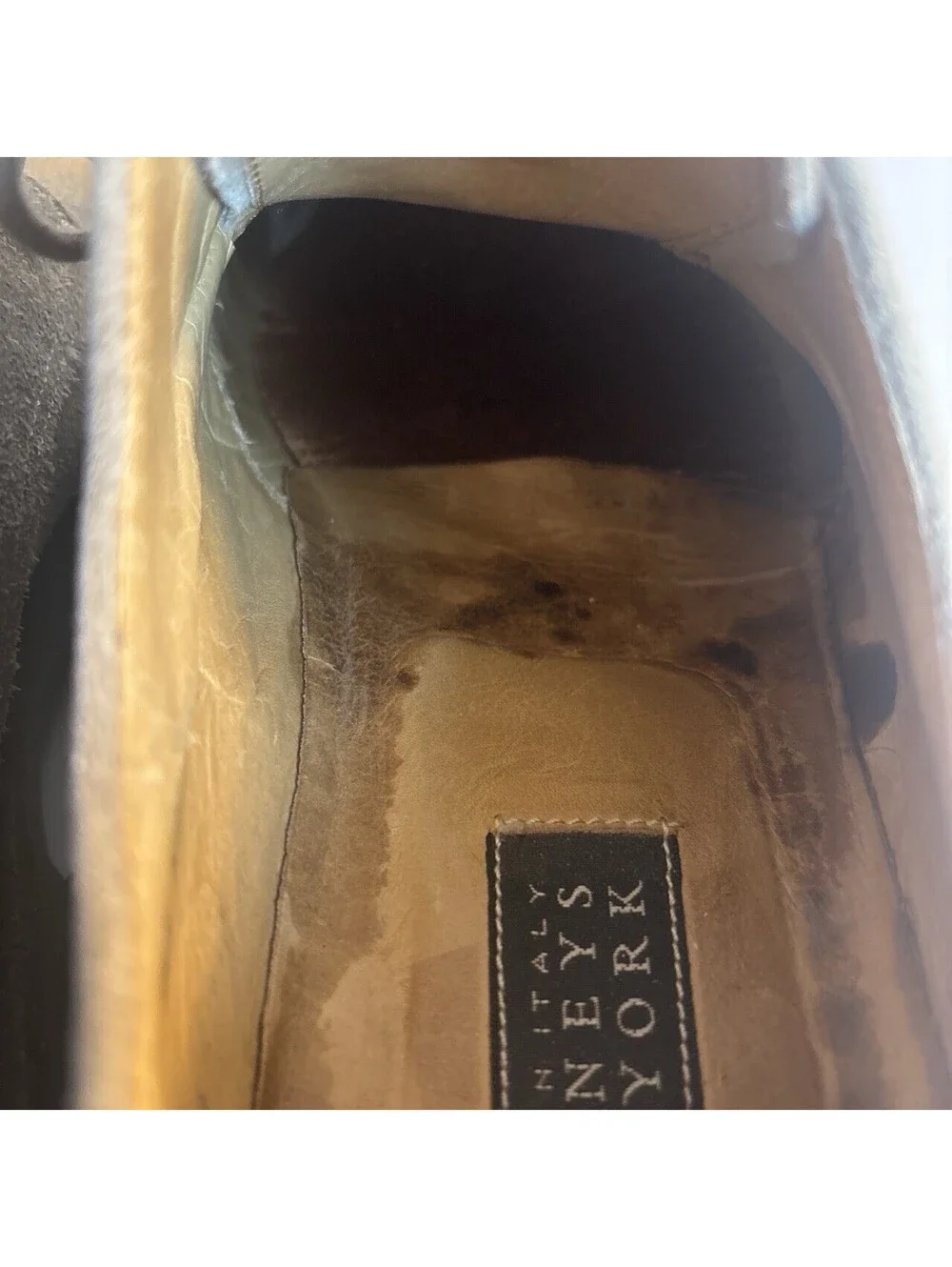 Barneys New York Suede Oxford Dress Shoes Size 9.5